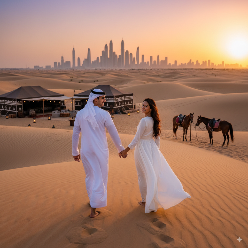 dubai desert honeymoon
