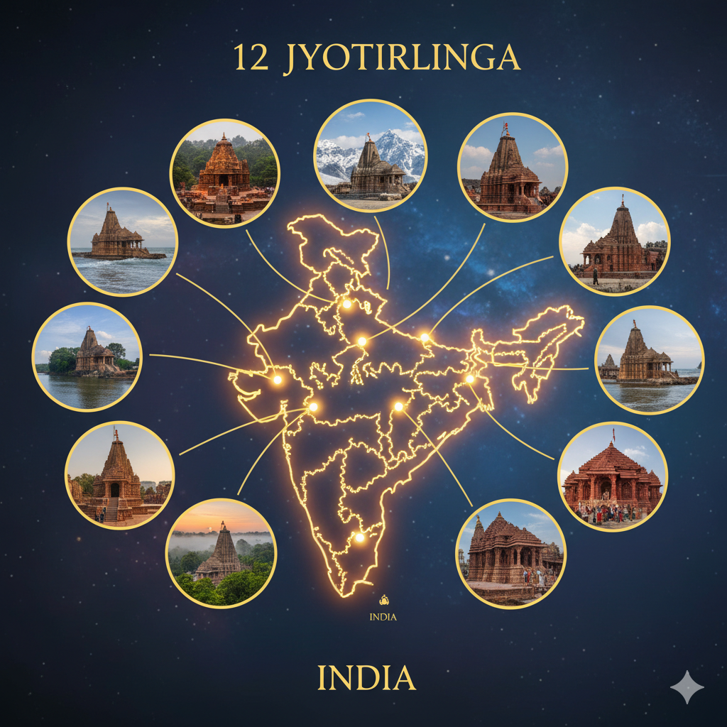 12 Jyotirlingas in India
