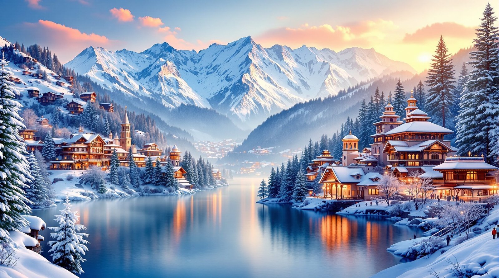 21 Best Places to Visit in December in India - Winter destinations featuring Gulmarg, Manali, Auli, Shimla, and Nainital