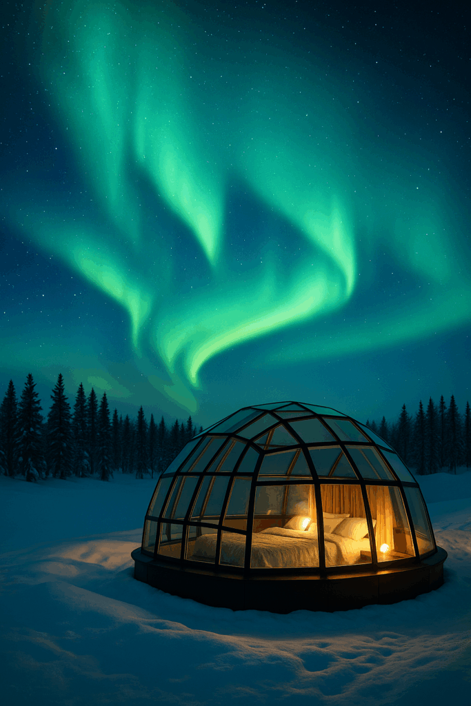Finland – Northern Lights and Glass Igloo Stays