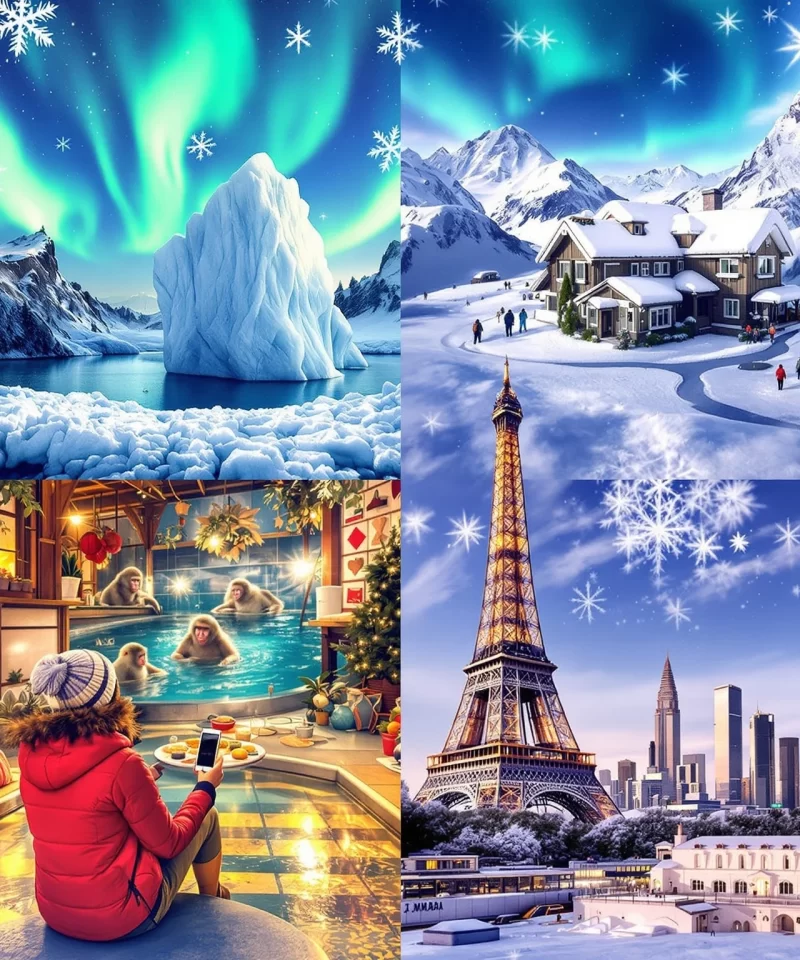 Global Winter Destinations Collage