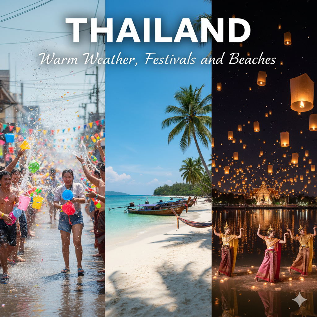 Thailand – Warm Weather, Festivals and Beaches