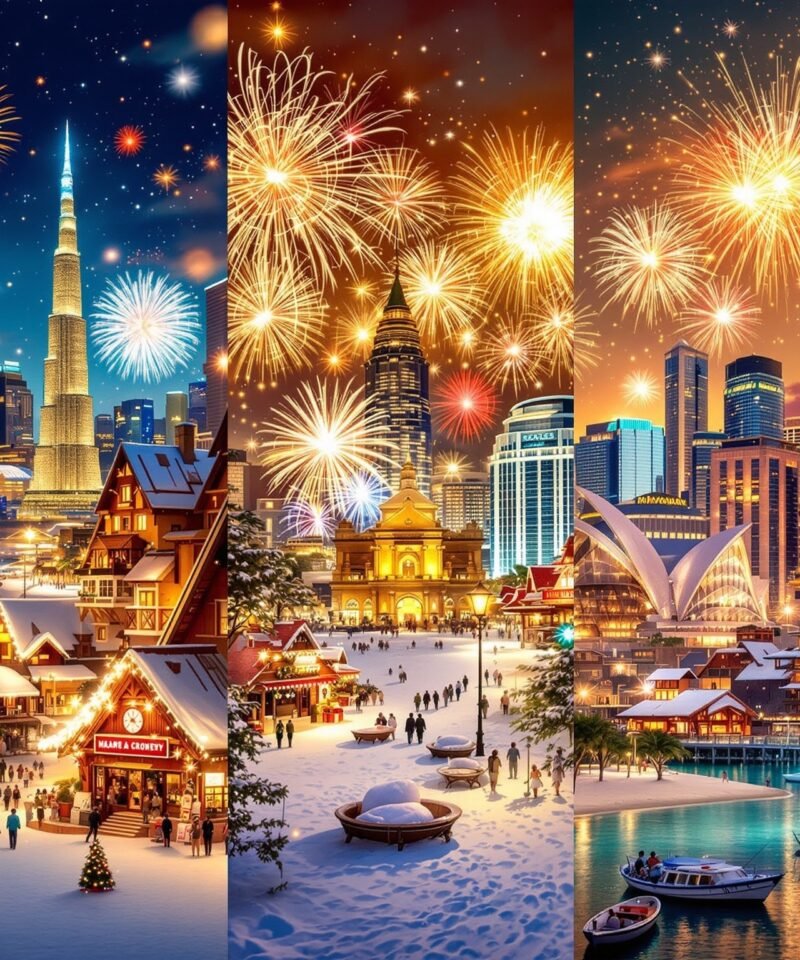 Top 10 Destinations Around the World to Celebrate Christmas & New Year 2025-26