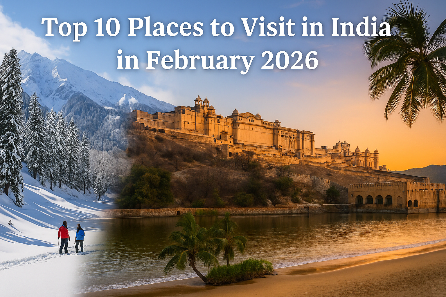 Top 10 Places to Visit in India in February 2026