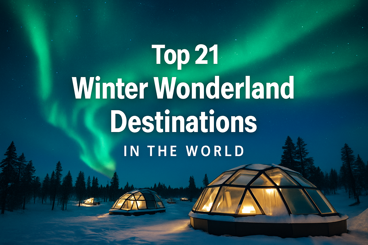 Top 21 Winter Wonderland Destinations in the World – Best Places to Visit in December & January