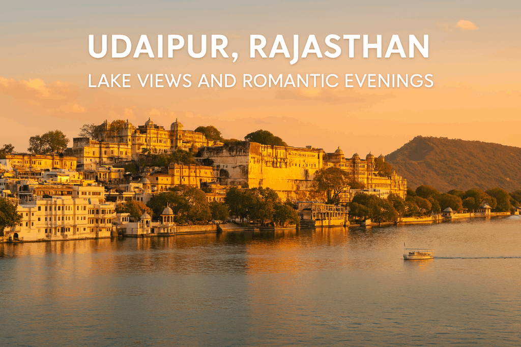 Udaipur, Rajasthan – Lake Views and Romantic Evenings