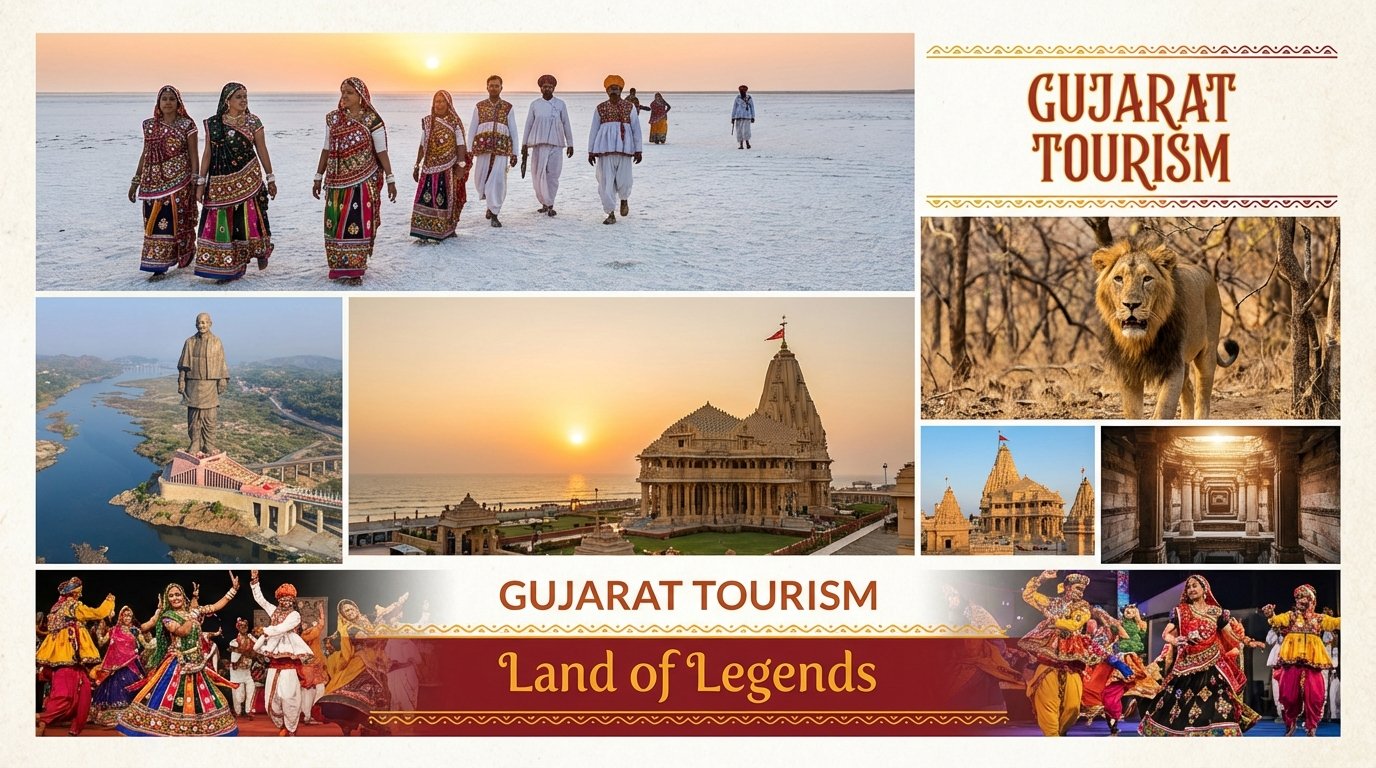 10 Tourist Places in Gujarat