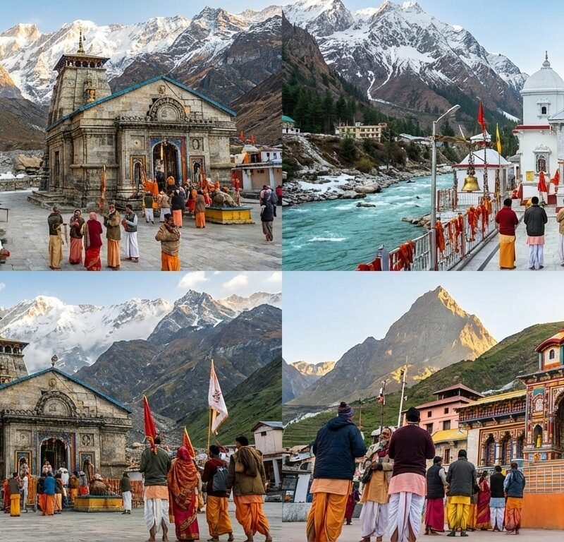 Char Dham Four Temples