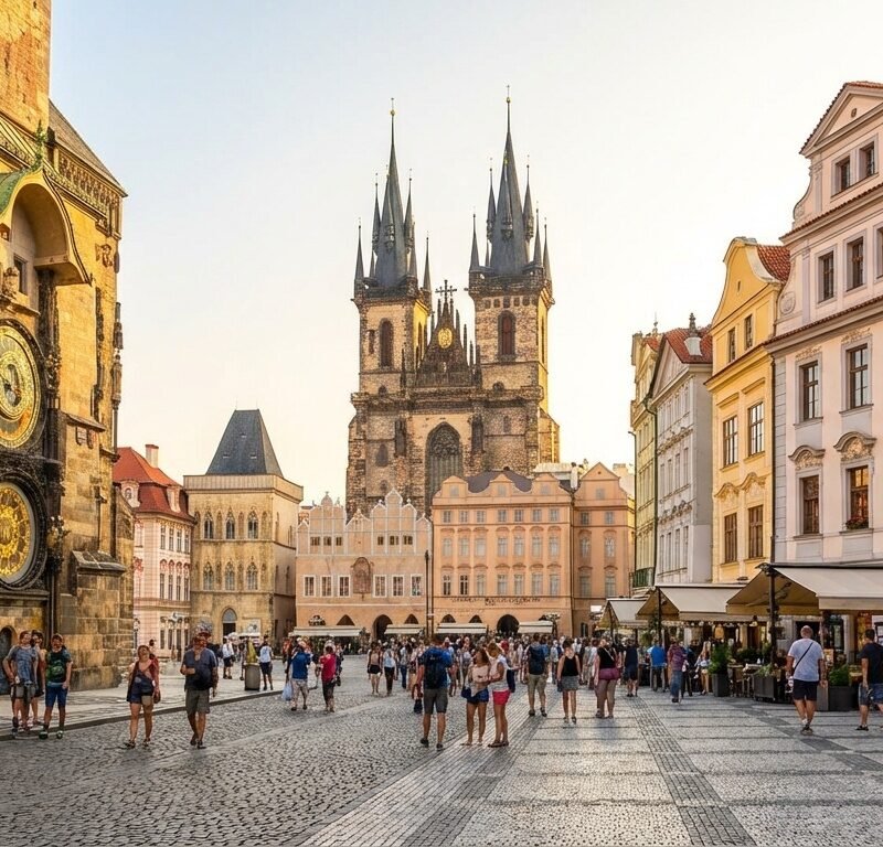 Old Town Square (Staroměstské náměstí) - Prague, Czech Republic