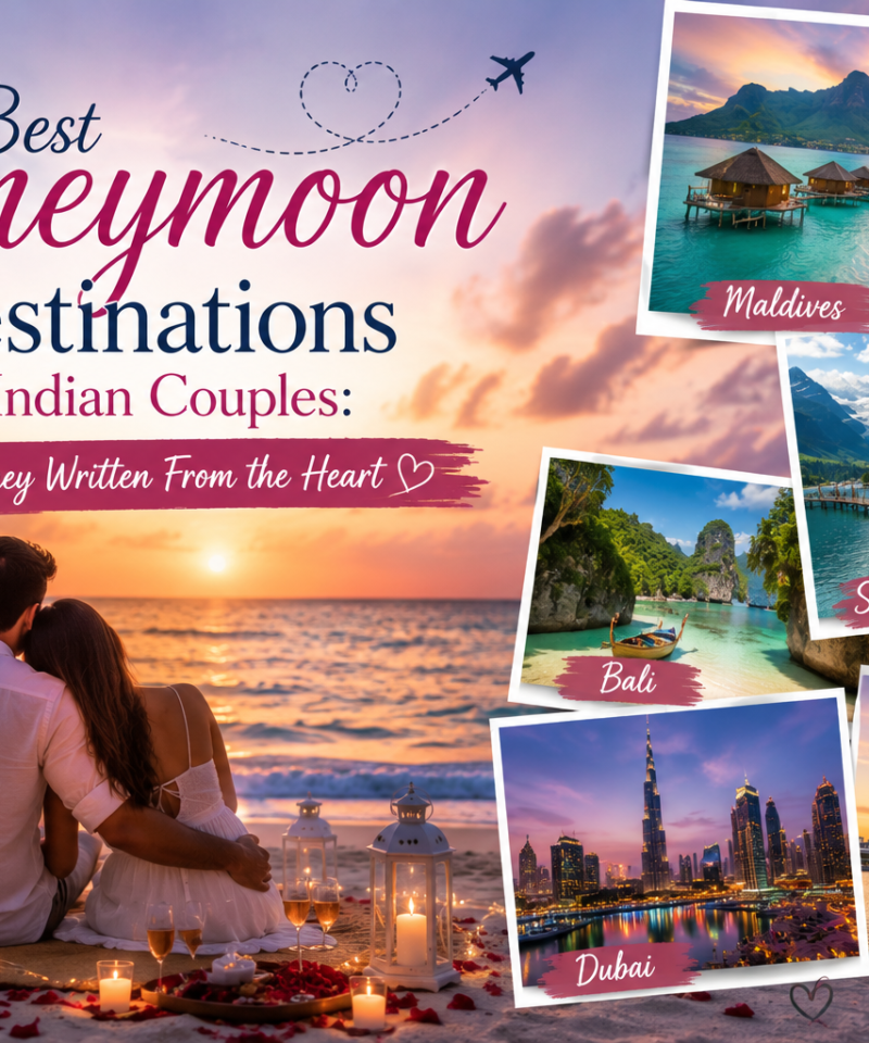 Best Honeymoon Destinations for Indian Couples A Journey Written From the Heart