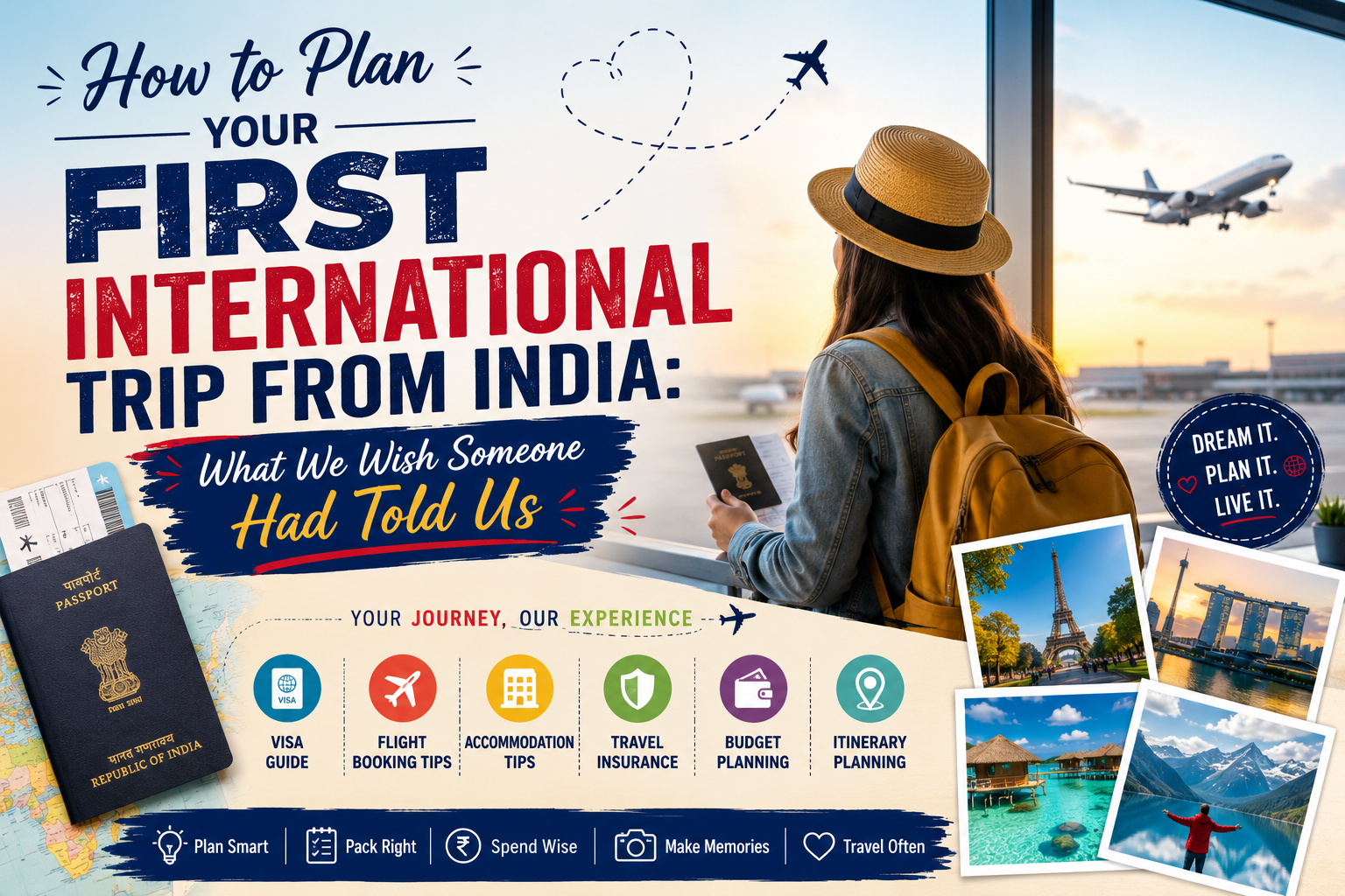 Plan your first international trip