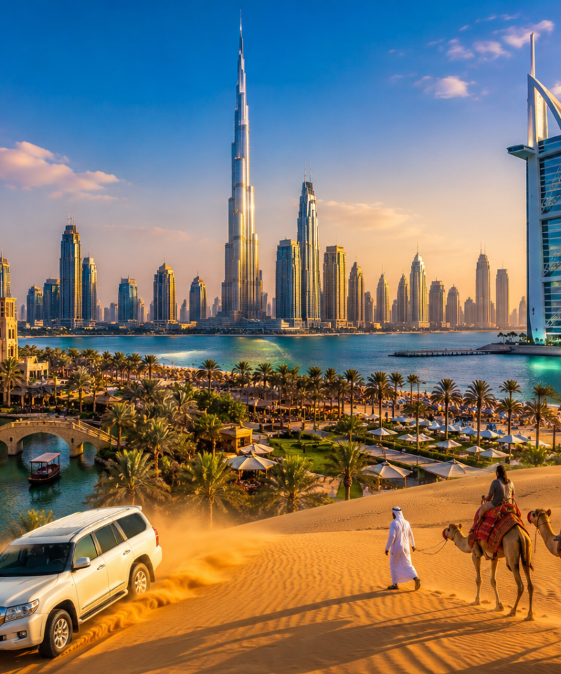 Dubai - Winter outdoor attractions, desert safaris, and beach