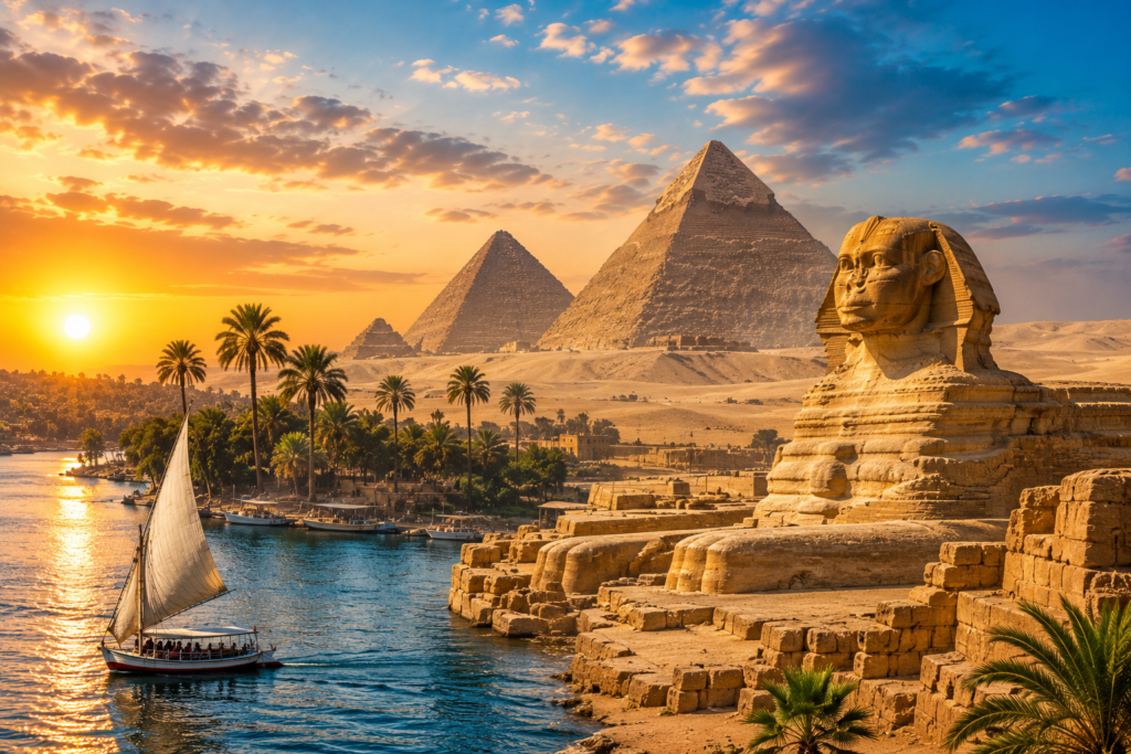 Golden Nile Beneath the Pyramids-Egypt tour